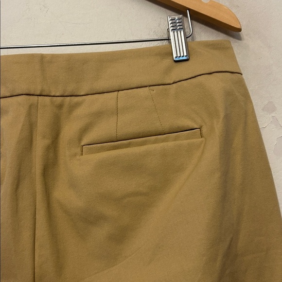 Talbots khaki Chatham ankle pants Side zip Size 12P New - Picture 4 of 8